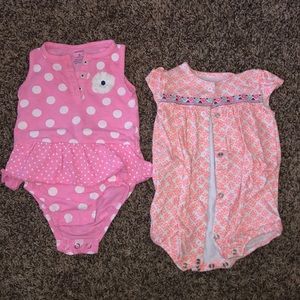 2 Carter’s rompers